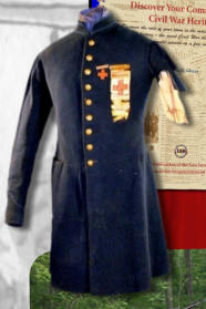 Enlisted man's frock of Pvt G Thompson, 15th NJ Co E